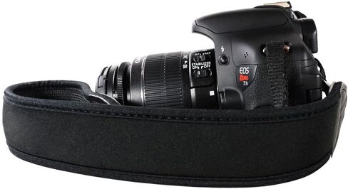 Foto&Tech Padded Neck Shoulder Strap with White Grosgrain Ties Compatible with Fujifilm Samsung Sony Olympus Panasonic Canon Nikon Pentax Compact Cameras Point and Shoots Cameras in Saudi Arabia