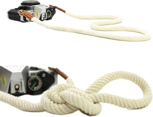 Mirrorless Camera Neck Strap for Leica Nikon Fuji Pentax Canon Panasonic Sony Climbing Rope Shoulder Strap Black in Saudi Arabia