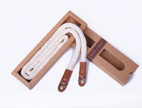 Mirrorless Camera Neck Strap for Leica Nikon Fuji Pentax Canon Panasonic Sony Climbing Rope Shoulder Strap Black in Saudi Arabia