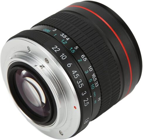 85mm F1.8 Large Aperture Full Frame Manual Focus Portrait Prime Lens AI Mount for Nikon D850, D810, D800, D780, D750, D700, D610, D500, D300, D3100, D3200, D3300, D3400, D5100 in Saudi Arabia