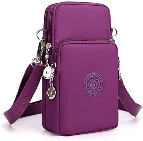 Small Crossbody Bag Cell Phone Purse Wallet Wristband Armband for Samsung Galaxy S22 Ultra S22+ S20 S21 FE A53 A03s A13 Moto G Power 2022 G Stylus 5G OnePlus Nord N200 TCL 30 SE BLU G91 F91 (Black) in Saudi Arabia