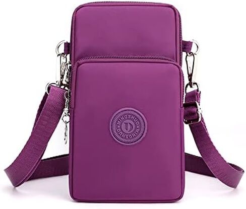 Small Crossbody Bag Cell Phone Purse Wallet Wristband Armband for Samsung Galaxy S22 Ultra S22+ S20 S21 FE A53 A03s A13 Moto G Power 2022 G Stylus 5G OnePlus Nord N200 TCL 30 SE BLU G91 F91 (Black) in Saudi Arabia