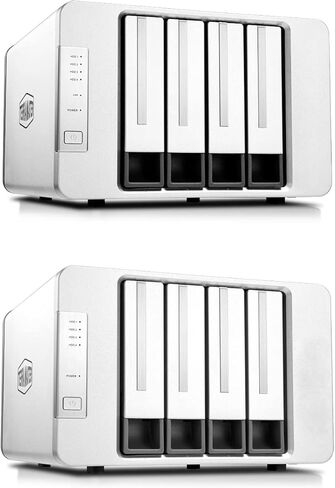 TERRAMASTER F4-210 NAS 2GB رباعي النواة وD4-300 USB3.1 حاوية تخزين RAID خارجية HDD Dock 4Bay، توسيع سعة التخزين المتصل بالشبكة NAS Server in Kuwait