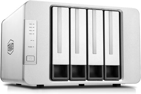 TERRAMASTER F4-210 NAS 2GB رباعي النواة وD4-300 USB3.1 حاوية تخزين RAID خارجية HDD Dock 4Bay، توسيع سعة التخزين المتصل بالشبكة NAS Server in Kuwait