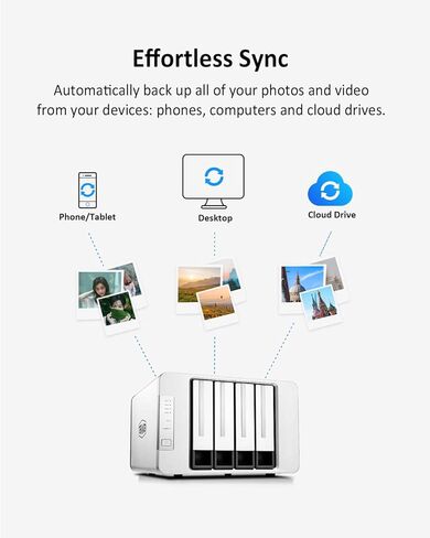 TERRAMASTER F4-210 NAS 2GB رباعي النواة وD4-300 USB3.1 حاوية تخزين RAID خارجية HDD Dock 4Bay، توسيع سعة التخزين المتصل بالشبكة NAS Server in Kuwait