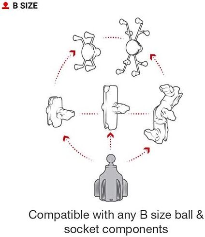 RAP-B-299-4U قاعدة حامل كأس مع كرة 1 انش in Kuwait