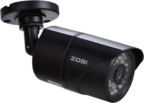 كاميرات ZOSI 2PK 4K PoE IP مع كابلات إيثرنت، اكتشاف الأشخاص/المركبات الذكية، صوت ثنائي الاتجاه، رؤية ليلية ملونة، صفارات الإنذار، كاميرا خارجية مقاومة للطقس بدقة 8 ميجابكسل تعمل فقط مع نظام ZOSI 4K PoE NVR in Kuwait