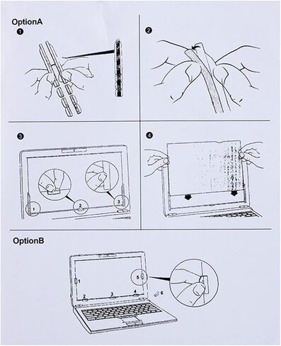 Aoisavch Computer Monitor Cover 11.6-27 Inch, Computer Screen Privacy Filter Anti-Glare Blue Light Filter Privacy Cover (Color : 0.6mm, Size : 17inch/33.9x27.1CM) in Kuwait