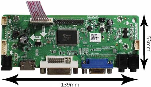 لوحة تحكم LCD لمدخل الصوت HDMI+ VGA+DVI+ لمدخل الصوت من أجل M201EW02 M220EW01 20 بوصة 22 بوصة 1680 × 1050 4CCFL 30 دبوس LCD in Kuwait