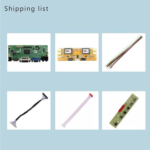 لوحة تحكم LCD لمدخل الصوت HDMI+ VGA+DVI+ لمدخل الصوت من أجل M201EW02 M220EW01 20 بوصة 22 بوصة 1680 × 1050 4CCFL 30 دبوس LCD in Kuwait