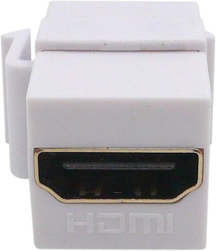 Norkindo 4-Pack 4K HDMI Keystone Jack, Modular Inserts, Type A Female to Female Adapter, for Wall Plate/Outlet/Patch Panel in Saudi Arabia