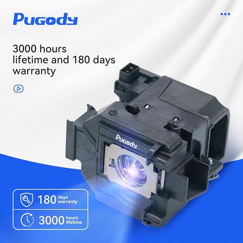 Pugody ELPLP69/V13H010L69 Replacement Projector Lamp Bulb for Epson PowerLite Home Cinema 5020ub 5025ub 5020ube 5030ube 5010E Pro Cinema 6030ub 6020UB 6010 4030 EH-TW7200 tw8000 tw8100 tw8200 tw9000 in Saudi Arabia