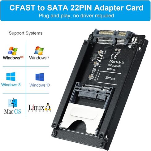 CFAST to SATA Adapter Card,CFAST to USB3.0 (USB-A) Card Reader,Support Any Memory CFAST Card, CFAST to USB Card Reader for PC Laptop in Kuwait