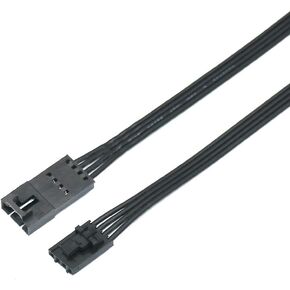 Angitu 50 سم لكابل تمديد Corsair RGB Fan Hub Lighting Node Commander HD LL120 140 QL 3Pin إلى 4Pin محول كابلات (امتداد 4P)