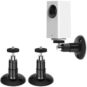 حامل حائط FastSnail متوافق مع Wyze Cam Pan & Wyze Cam V3/Ring Camera، حامل داخلي خارجي قابل للتعديل لـ Wyze Cam Pan، Wyze Cam Outdoor، Wyze Cam V3/ArloPro/2/3/4/5//Ultra/Ultra 2 Pack أسود