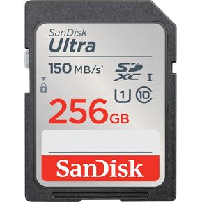 بطاقة ذاكرة SanDisk Ultra UHS-I SDXC سعة 256 جيجابايت، وسرعة قراءة 150 ميجابايت/ثانية in Kuwait