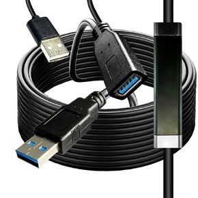 كابل USB 25FT ذكر إلى ذكر، موسع USB 3.0 لمرفقات القرص الصلب لنقل البيانات والطابعات وأجهزة المودم والكاميرات ومبرد الكمبيوتر المحمول in Kuwait