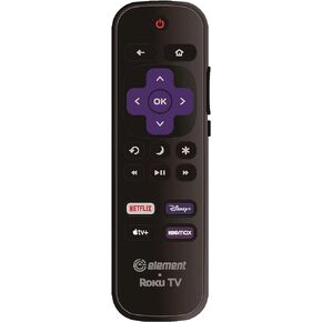 جهاز تحكم عن بعد بديل OEM متوافق مع All Element Roku TV Smart 4K Ultra HDTV [يعمل فقط مع Element Roku TV، وليس لـ Roku Stick وRoku Box] (Netflix/Disney Plus/Apple TV+ / Hulu)