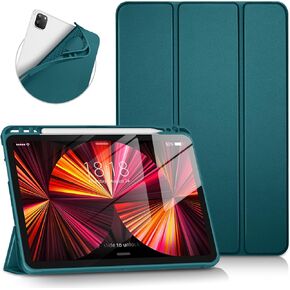 VIKESI for iPad Pro 11 inch Case, Soft Smart Cover with Pencil Holder for iPad Pro 11-inch 4th/3rd/2nd/1st Generation (2022/2021/2020/2018 Released),Auto Sleep/Wake, Black in Saudi Arabia