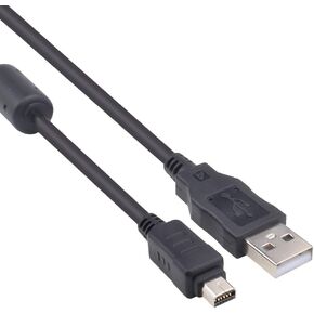 USB Data Charge Cable Cord Compatible with Olympus Tough TG-830 TG-630 TG-860 TG-870 TG-810, TG-820, TG-835, TG-850 TG-860 TG-870 X-940, X-960, EP1,EM10,Replacement for CB-USB5 CB-USB6 CB-USB8 Cable in Saudi Arabia