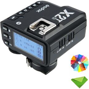 Godox X2T-S TTL Wireless Flash Trigger for Sony, 1/8000s HSS, Bluetooth Connection Supports iOS/Android App Controller, TCM Function, 5 Separate Group Buttons, New Hotshoe Locking, New AF Assist Light