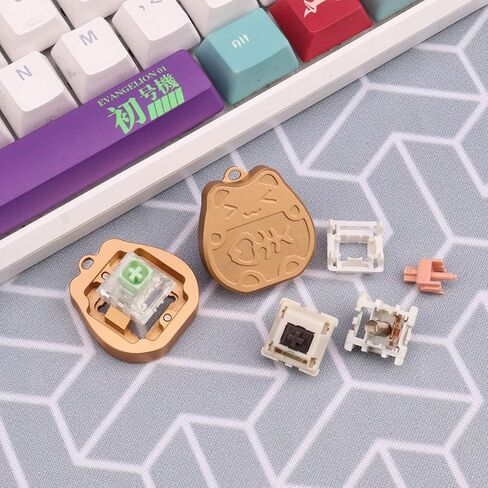 Switch Opener Lucky Cat Aluminum for Kailh Gateron Cherry MX Switches Mechanical Keyboard Custom Opening Tool with Metal Magnet in Saudi Arabia