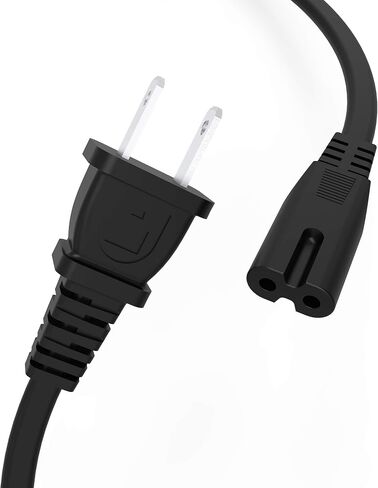 6FT 2 Prong Cable Replacement Fit for JBL Bar 2.1 3.1 5.1 Subwoofers Stage A120P A100P Arena Sub 100P Link View Link 500 Playlist Control X Stream Wireless Boombox 3 Speaker Power Supply Adapter Cord in Saudi Arabia