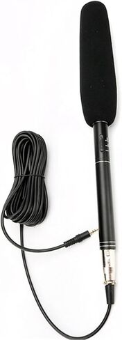 ميكروفون مكثف للمقابلات مع حامل معدني لكاميرا DSLR وتسجيل الفيديو الصوتي من بانشيتالك in Kuwait