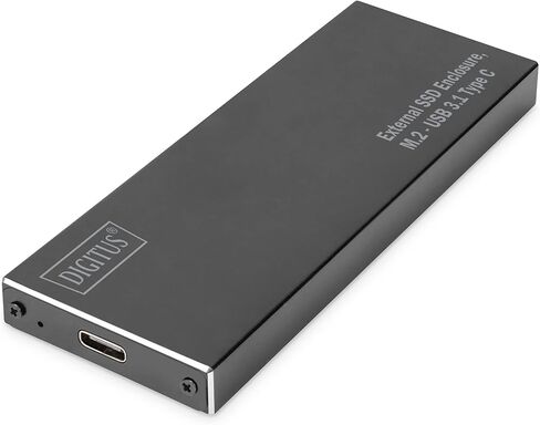 Digitus - DA-7111 - حاوية القرص الصلب SSD - M.2 - USB 3.0 - SATA III - أسود in Kuwait