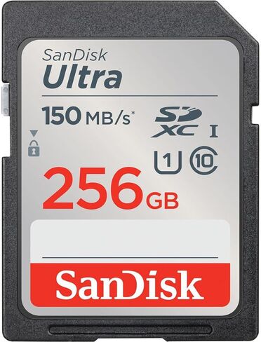 SanDisk 256GB Ultra UHS-I SDXC Memory Card, 150MB/s Read in Saudi Arabia
