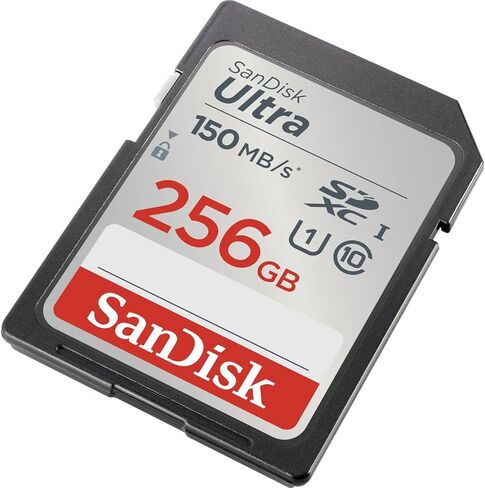 SanDisk 256GB Ultra UHS-I SDXC Memory Card, 150MB/s Read in Saudi Arabia