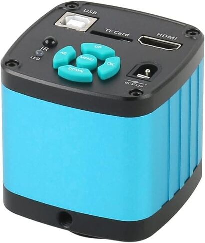 Microscope Accessories kit Slide Preparation camer 48MP 4K HDMI USB Digital Video Monocular Microscope Camera Continus Zoom 100X 130X C-Mount Repair Tools Microscope Accessories (Color : LED Light) in Kuwait