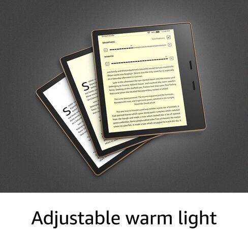 Kindle Oasis - بشاشة مقاس 7 بوصات وأزرار تقليب الصفحة - Wi-Fi + اتصال خلوي مجاني، 32 جيجابايت، جرافيت in Saudi Arabia