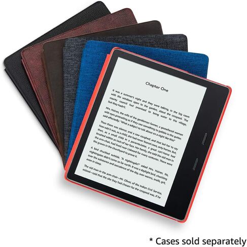 Kindle Oasis - بشاشة مقاس 7 بوصات وأزرار تقليب الصفحة - Wi-Fi + اتصال خلوي مجاني، 32 جيجابايت، جرافيت in Saudi Arabia