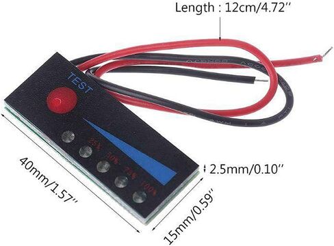 WSDMAVIS 1Pcs Lead Acid Battery Tester 3.7V 3S 18650 Lithium Battery 12V Capacity Indicator in Saudi Arabia