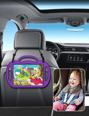 SUPLIK Kids Case for New iPad 11th Gen (A16) 11-inch 2025 & 10th Generation 10.9" 2022 & Air 11" 2025/2024 & Air 5th/4th Gen & Pro 11, Durable Shockproof Cover with Shoulder Strap Handle Stand, Blue in Kuwait