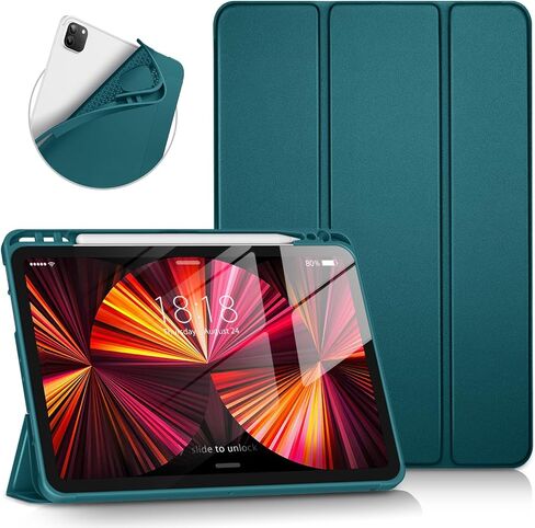 حافظة DTTOCASE iPad Pro مقاس 11 بوصة، غطاء ذكي ناعم مع حامل أقلام لجهاز iPad Pro مقاس 11 بوصة الجيل الرابع/الثالث/الثاني/الأول (إصدار 2022/2021/2020/2018)، النوم/الاستيقاظ التلقائي، لافندر in Kuwait