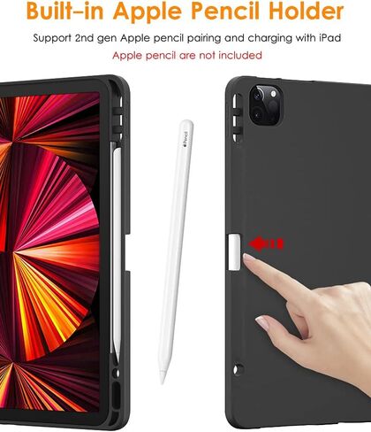 حافظة DTTOCASE iPad Pro مقاس 11 بوصة، غطاء ذكي ناعم مع حامل أقلام لجهاز iPad Pro مقاس 11 بوصة الجيل الرابع/الثالث/الثاني/الأول (إصدار 2022/2021/2020/2018)، النوم/الاستيقاظ التلقائي، لافندر in Kuwait
