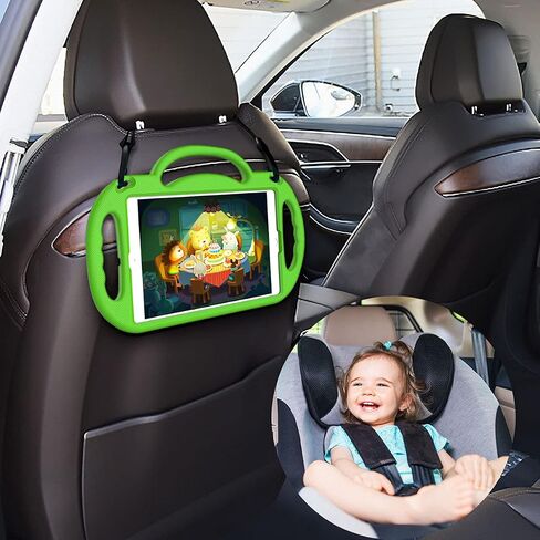 حافظة SUPLIK للأطفال لجهاز iPad الجيل 9/8/7 (10.2 بوصة، 2021/2020/2019)، حافظة حماية لجهاز iPad 10.2 بوصة مع حامل بمقبض حزام الكتف لجهاز Apple iPad 7/8/9، أزرق in Kuwait