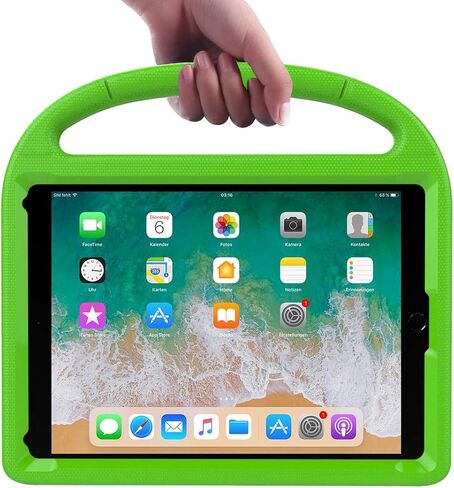 SUPLIK Kids Case for iPad 5th/6th Generation (9.7-inch, 2017/2018), iPad Air 2 Case with Screen Protector, iPad Pro 9.7 Durable Shockproof Protective Cover with Handle Stand for Kids, Blue in Kuwait