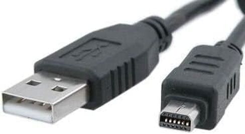 كابل شحن بيانات USB متوافق مع Olympus Tough TG-830 TG-630 TG-860 TG-870 TG-810، TG-820، TG-835، TG-850 TG-860 TG-870 X-940، X-960، EP1، EM10، بديل ل CB-USB5 CB-USB6 كابل CB-USB8 in Saudi Arabia