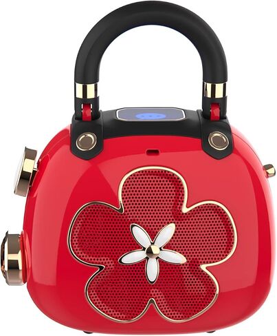 DOSS Candy Cute Bluetooth Speaker, Mini Portable Speaker with Mighty Sound, Retro Stylish Design, Adorable Speaker for Room, Desk Decoration, Present for Minors, Women-Pink in Saudi Arabia