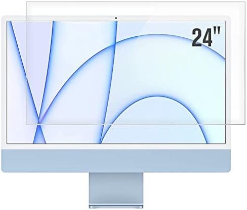 F FORITO 2-Pack Compatible with iMac 24 inch Anti Glare Matte Computer Screen Protector, Eye Protection Computer Screen Cover Compatible with 2021 Apple iMac 24 inch with M1 Chip Desktop in Kuwait