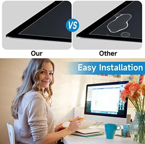 F FORITO 2-Pack Compatible with iMac 24 inch Anti Glare Matte Computer Screen Protector, Eye Protection Computer Screen Cover Compatible with 2021 Apple iMac 24 inch with M1 Chip Desktop in Kuwait