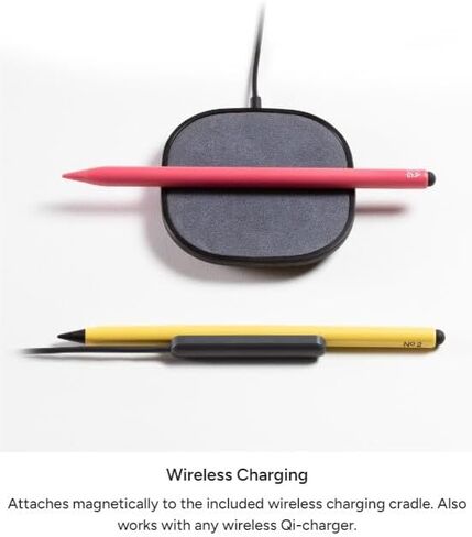 ZAGG Pro Stylus 2 - Active Dual-Tip with Capacitive Back-End, Wireless Charging, Palm Rejection, Tilt Recognition -Compatible w/iPad Pro 11/12.9 (3,4, & 5 Gen)/Air 10.9/iPad 10.2/9.7/Mini 5 & 6 - Blue in Saudi Arabia