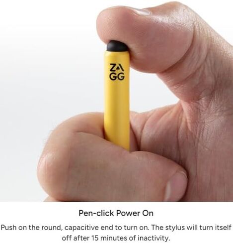 ZAGG Pro Stylus 2 - Active Dual-Tip with Capacitive Back-End, Wireless Charging, Palm Rejection, Tilt Recognition -Compatible w/iPad Pro 11/12.9 (3,4, & 5 Gen)/Air 10.9/iPad 10.2/9.7/Mini 5 & 6 - Blue in Saudi Arabia