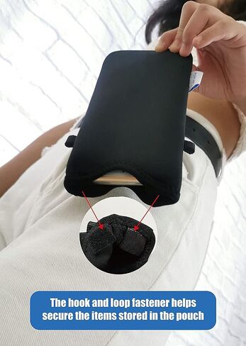 Tainada Neoprene Neck Phone Holder Pouch Case w/Crossbody Strap (Black) | For Men/Women; lightweight neoprene pouch; Compatible with iPhone 17/16 Pro Max, 16e, 16/15 Plus; Samsung S26/S25, A57/A56 in Kuwait