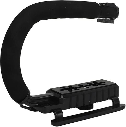 قبضة تثبيت محمولة من Glomora لحركة الفيديو مصنوعة من سبائك الألومنيوم ومقبض تثبيت من النوع ABS U متوافق مع الكاميرات وكاميرات الفيديو in Kuwait