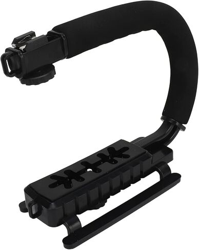 قبضة تثبيت محمولة من Glomora لحركة الفيديو مصنوعة من سبائك الألومنيوم ومقبض تثبيت من النوع ABS U متوافق مع الكاميرات وكاميرات الفيديو in Kuwait