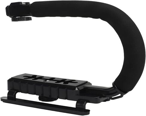 قبضة تثبيت محمولة من Glomora لحركة الفيديو مصنوعة من سبائك الألومنيوم ومقبض تثبيت من النوع ABS U متوافق مع الكاميرات وكاميرات الفيديو in Kuwait